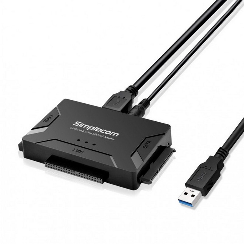 Simplecom SA492 USB 3.0 to 2.5", 3.5", 5.25" SATA IDE with Power Supp… ASA College: Florida