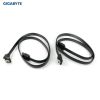 Gigabyte GB-SATA-2PK 2x Gigabyte SATA 3 Data Cable 6Gb/ps Gigabyte ORIGINAL with Angle and Lead Clip