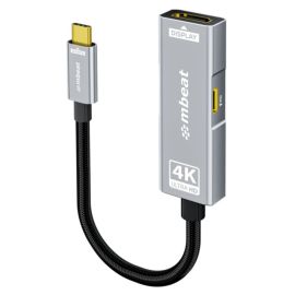 Image for mbeat Tough Link USB-C to HDMI Adapter 4K 60Hz 100W PD Space Grey