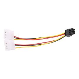 Image for NewBee 2XMOLEX-TO-6-PIN-VGA Dual 4 Pin Molex to 6 Pin PCI Express Video Card Power Cable Adapter