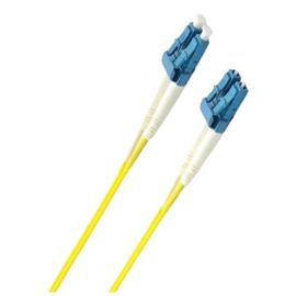 Image for 8ware OS2 10m LC to LC UPC Duplex Armoured Fiber Cable 10Gbps - Yellow