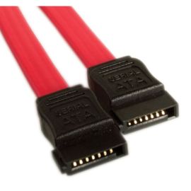 Image for Astrotek AT-SATA-180D SATA Data Cable 50cm 7 pins to 7 pins Straight 26AWG Red