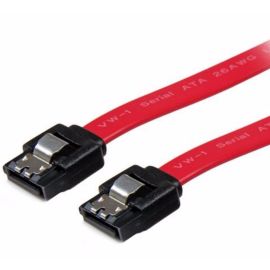 Image for Astrotek AT-SATA3NR-180D SATA 3.0 Data Cable 30cm 7 pins Straight to 7 pins Straight with Latch Red