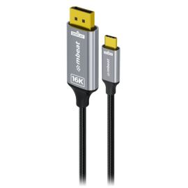 Image for mbeat Tough Link 1.8m USB-C to DisplayPort Cable 40Gbps 16K - Space Grey