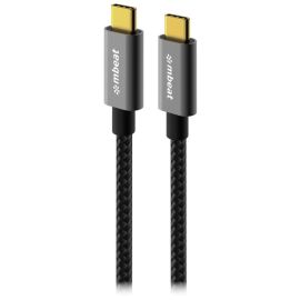 Image for mbeat Tough Link 1.8m USB-C to USB-C Cable 100W 10Gbps - Space Grey