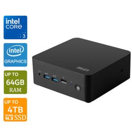 Image for MSI Cubi NUC 1M Mini PC, Core 3 100U, Up to 64GB RAM, 4TB SSD