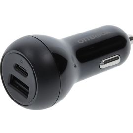 Image for OtterBox 32W Dual Port USB-C & USB-A Fast Car Charger - Black