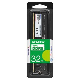 Image for Adata AD5U560032G-S 32GB DDR5 5600 U-DIMM Memory Module Works with latest AMD/Intel platforms