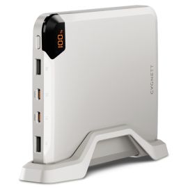 Image for Cygnett VertPWR 100W Laptop Power Bank 25K + Stand - Champagne