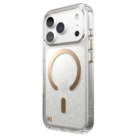 Image for Speck Presidio Lux-Glitter MagSafe Case for iPhone 18 Pro, Gold Glitter