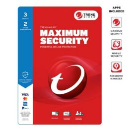 Image for Trend Micro Maximum Security 3 Device 2Yr Retail Mini Box Auto Renew