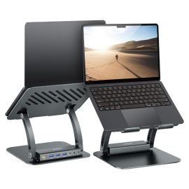 Image for mbeat Stage P6 Laptop Stand with USB-C Dock 4K HDMI 100W PD Grey
