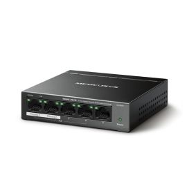 Image for Mercusys MS105GP 5-Port Gigabit Desktop Switch with 4-Port PoE+, 10/100/1000 Mbps RJ45