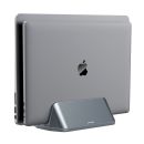 Image for mbeat MB-STD-S5GRY Stage S5 Adjustable Dual Bay Tablet, Laptop and MacBook Vertical Stand